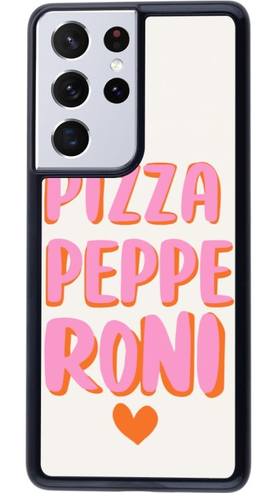 Samsung Galaxy S21 Ultra 5G Case Hülle - Pizza pepperoni 2026