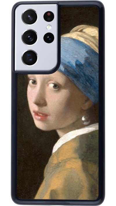 Samsung Galaxy S21 Ultra 5G Case Hülle - Kunstbild - Das Mädchen mit dem Perlenohrring - Jan Vermeer
