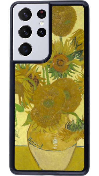 Samsung Galaxy S21 Ultra 5G Case Hülle - Kunstbild - Sonnenblumen  - Van Gogh