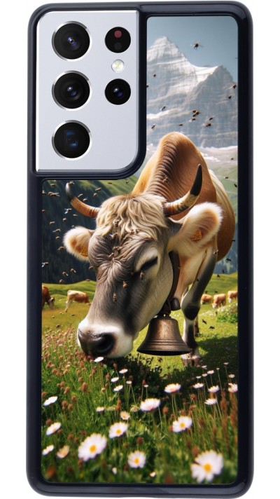 Coque Samsung Galaxy S21 Ultra 5G - Vache montagne Valais