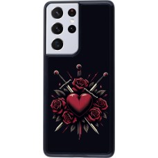 Samsung Galaxy S21 Ultra 5G Case Hülle - Valentine 2024 gothic love