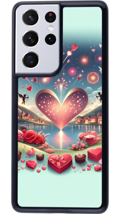 Samsung Galaxy S21 Ultra 5G Case Hülle - Valentin 2025 Schick