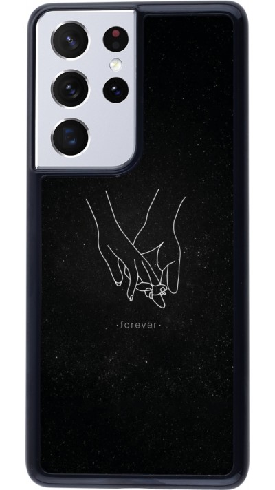 Samsung Galaxy S21 Ultra 5G Case Hülle - Valentine 2023 hands forever