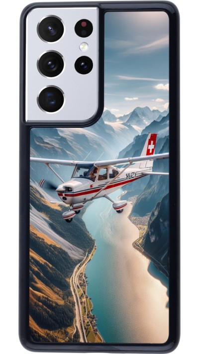 Samsung Galaxy S21 Ultra 5G Case Hülle - Schweizer Alpenflug
