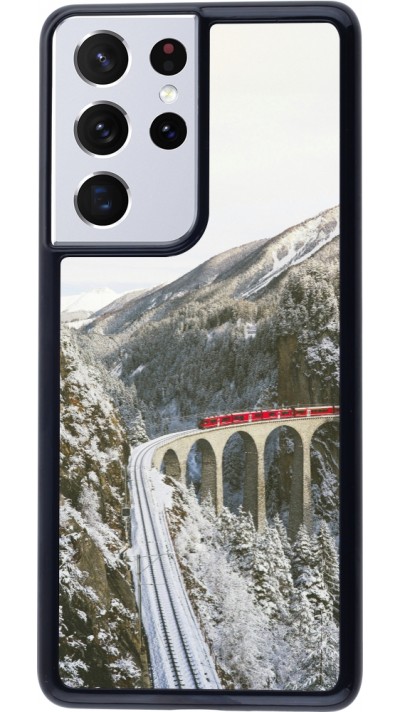 Coque Samsung Galaxy S21 Ultra 5G - Winter 25 Winter polar express