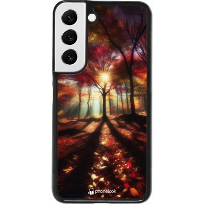 Samsung Galaxy S22 Case Hülle - Herbstlicher goldener Glanz