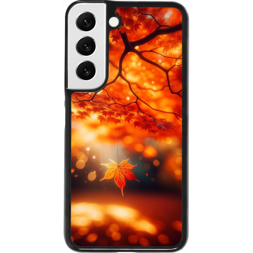 Samsung Galaxy S22 Case Hülle - Herbst Magisch Orange