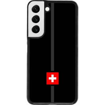 Samsung Galaxy S22 Case Hülle - Kanton CH schwarz