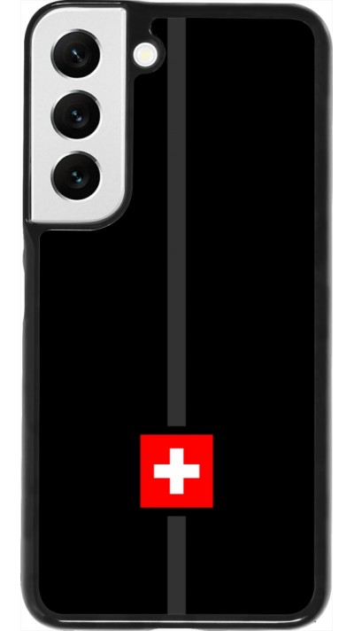 Samsung Galaxy S22 Case Hülle - Kanton CH schwarz