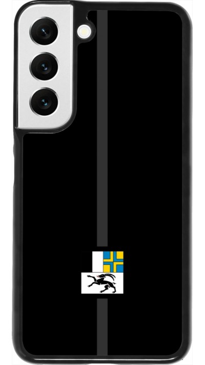 Samsung Galaxy S22 Case Hülle - Kanton GR schwarz