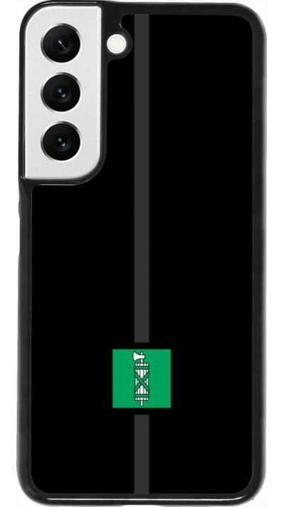 Samsung Galaxy S22 Case Hülle - Kanton SG schwarz