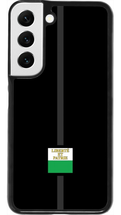 Samsung Galaxy S22 Case Hülle - Kanton VD schwarz