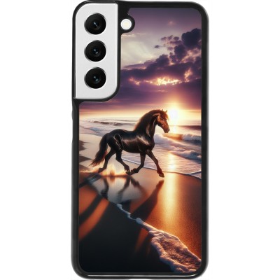 Samsung Galaxy S22 Case Hülle - Pferd majestätisch Strand