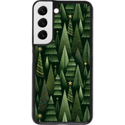 Samsung Galaxy S22 Case Hülle - Christmas 25 Pattern Xmas Tree