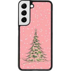Samsung Galaxy S22 Case Hülle - Christmas 25 Pink Tree