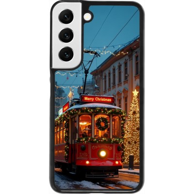Samsung Galaxy S22 Case Hülle - Christmas 25 Xmas Train
