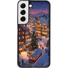 Samsung Galaxy S22 Case Hülle - Christmas 25 Xmas Village