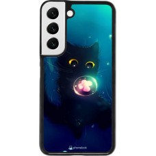 Hülle Samsung Galaxy S22 - Cute Cat Bubble
