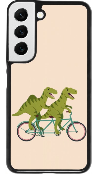 Samsung Galaxy S22 Case Hülle - Dinosaurs on bikes 2026