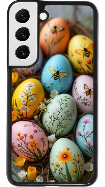 Samsung Galaxy S22 Case Hülle - Easter 2026 Eggs with bees