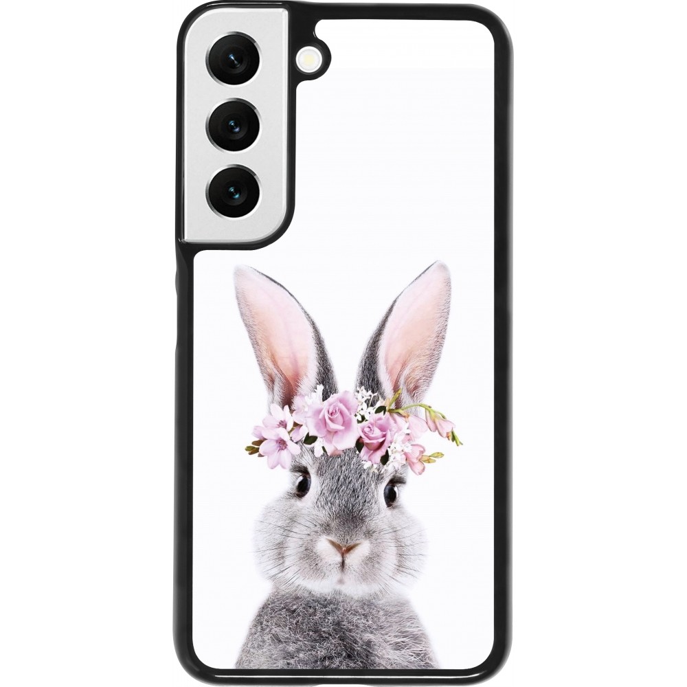 Samsung Galaxy S22 Case Hülle - Easter 2023 flower bunny