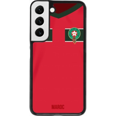 Samsung Galaxy S22 Case Hülle - Marokko 2022 personalisierbares Fussballtrikot
