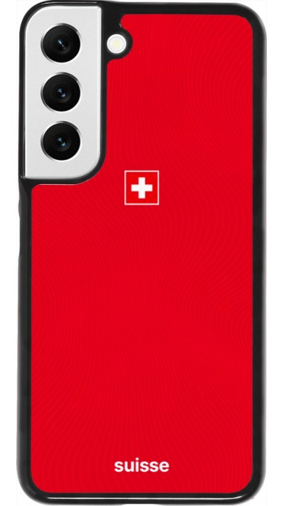 Samsung Galaxy S22 Case Hülle - Schweiz 2026 personalisierbares Fussballtrikot
