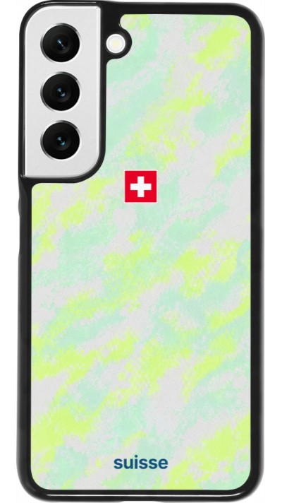 Samsung Galaxy S22 Case Hülle - Schweiz Away 2026 personalisierbares Fussballtrikot