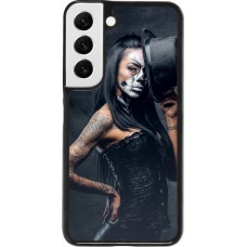 Samsung Galaxy S22 Case Hülle - Halloween 22 Tattooed Girl