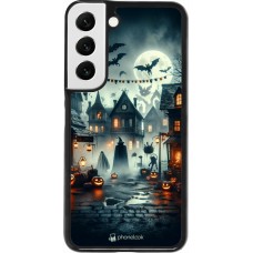 Samsung Galaxy S22 Case Hülle - Halloween Spukstadt