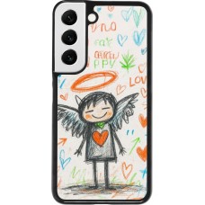 Samsung Galaxy S22 Case Hülle - Little Angel Sketch Love