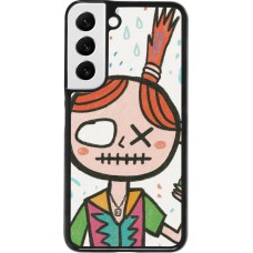 Samsung Galaxy S22 Case Hülle - Little Girl Sketch