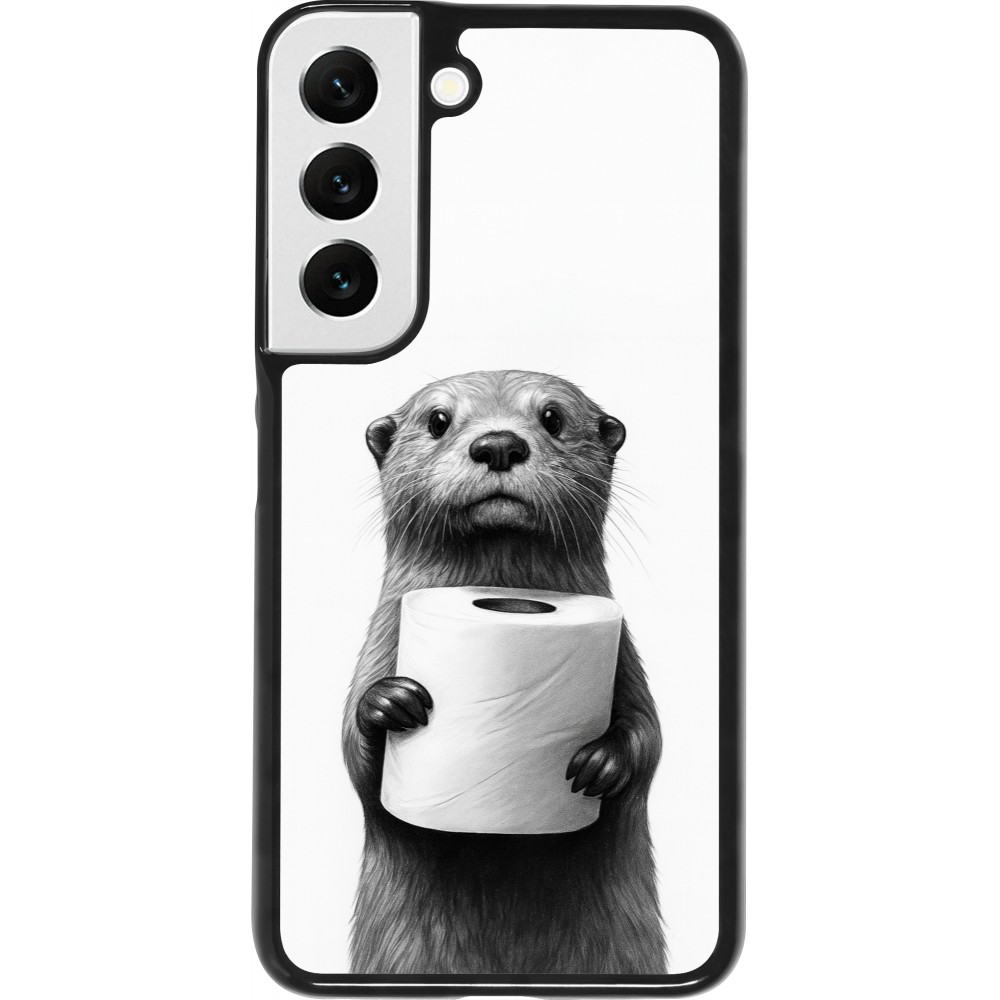 Samsung Galaxy S22 Case Hülle - Otter Toilettenpapier
