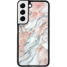 Samsung Galaxy S22 Case Hülle - Rosa Leuchtender Marmor