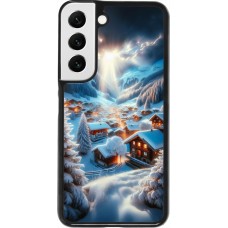 Samsung Galaxy S22 Case Hülle - Berg Schnee Licht