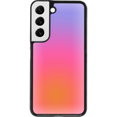 Samsung Galaxy S22 Case Hülle - Orange Pink Blue Gradient