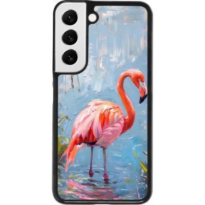 Samsung Galaxy S22 Case Hülle - Paint Flamingo