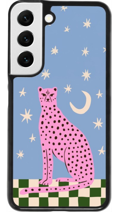 Samsung Galaxy S22 Case Hülle - Pink leopard with stars 2026