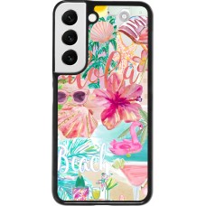 Samsung Galaxy S22 Case Hülle - Preppy Collage Aloha