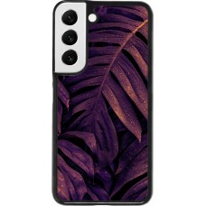 Samsung Galaxy S22 Case Hülle - Purple Light Leaves