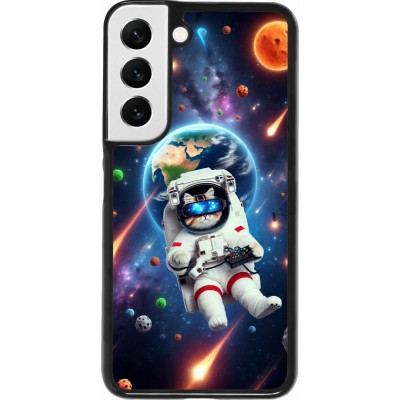 Samsung Galaxy S22 Case Hülle - VR SpaceCat Odyssee