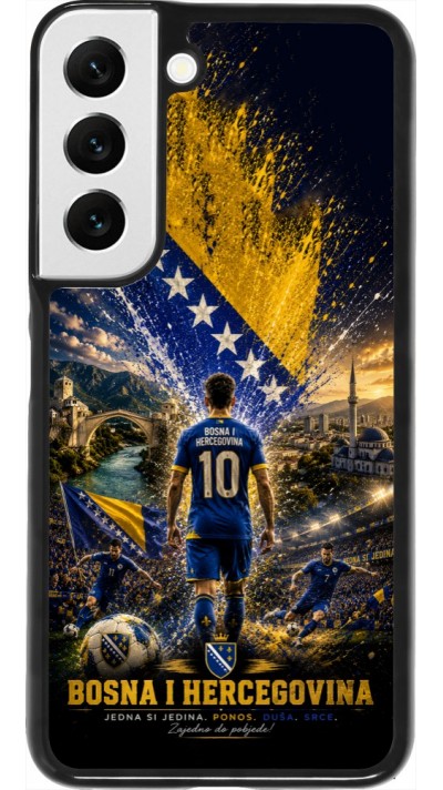 Samsung Galaxy S22 Case Hülle - Fussball Bosnien und Herzegowina splash 2026