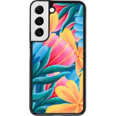 Samsung Galaxy S22 Case Hülle - Spring 23 colorful flowers