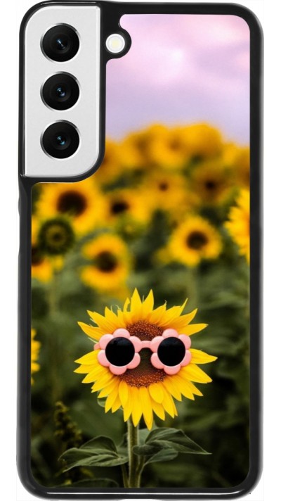 Samsung Galaxy S22 Case Hülle - Sunflower with glasses 2026