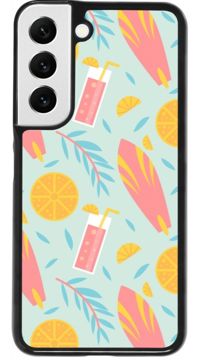 Samsung Galaxy S22 Case Hülle - Summer 2025 Pattern citron