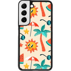 Samsung Galaxy S22 Case Hülle - Summer 2025 Pattern soleil