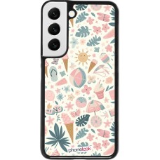 Samsung Galaxy S22 Case Hülle - Sommer Pink Muster