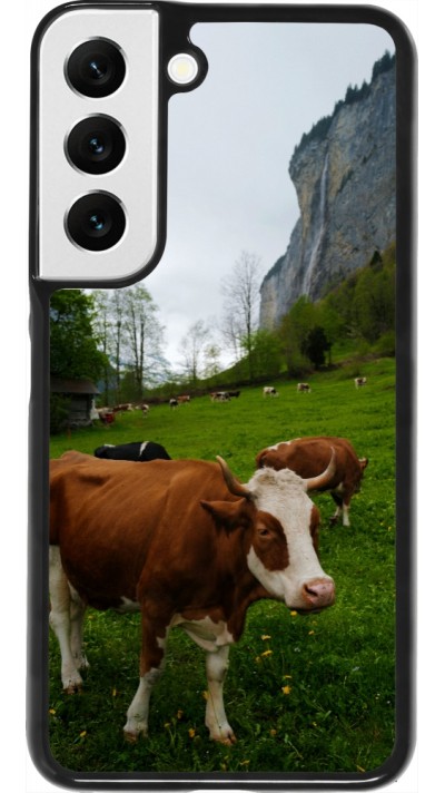 Samsung Galaxy S22 Case Hülle -  Nationalfeiertag Schweiz Kühe