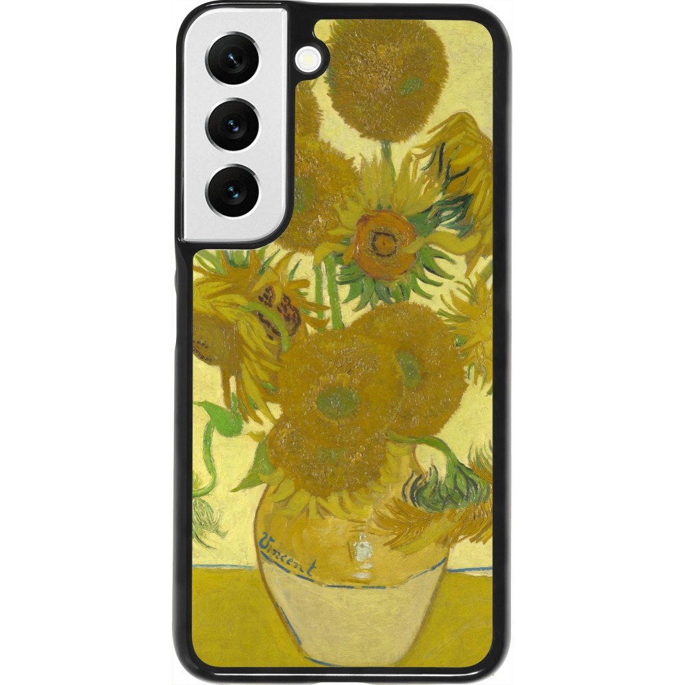 Samsung Galaxy S22 Case Hülle - Kunstbild - Sonnenblumen  - Van Gogh