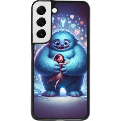 Samsung Galaxy S22 Case Hülle - Valentin 2024 Flauschige Liebe